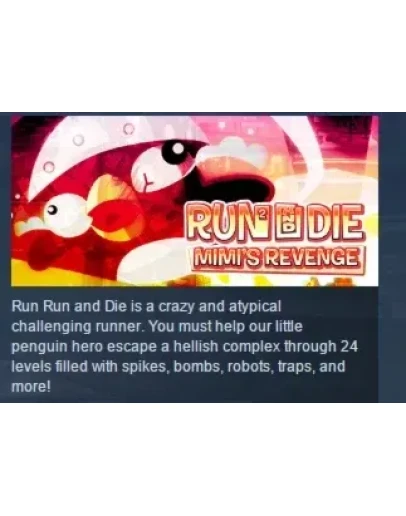 Run Run And Die STEAM KEY REGION FREE GLOBAL