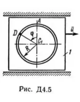 Решение Д4-51 (Рисунок Д4.5 условие 1 С.М. Тарг 1989 г)