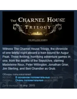 The Charnel House Trilogy STEAM KEY REGION FREE GLOBAL The Charnel House Trilogy STEAM KEY REGION FREE GLOBAL