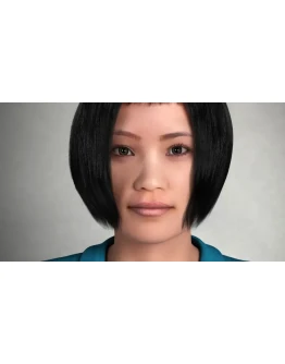 Ева - трехмерная модель девушки