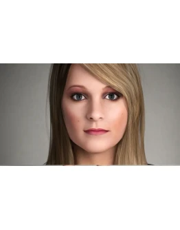 Дени - трехмерная модель девушки