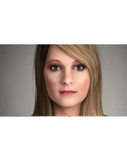 Дени - трехмерная модель девушки