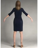 Дени - трехмерная модель девушки