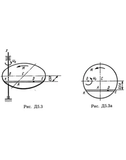 Решение Д5-37 (Рисунок Д5.3 условие 7 С.М. Тарг 1989 г) Решение Д5-37 (Рисунок Д5.3 условие 7 С.М. Тарг 1989 г)
