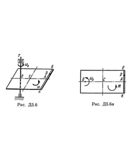 Решение Д5-68 (Рисунок Д5.6 условие 8 С.М. Тарг 1989 г) Решение Д5-68 (Рисунок Д5.6 условие 8 С.М. Тарг 1989 г)