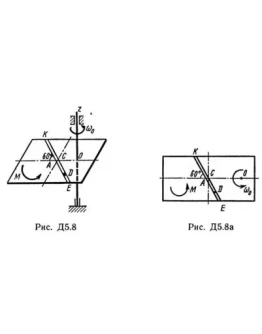 Решение Д5-82 (Рисунок Д5.8 условие 2 С.М. Тарг 1989 г)