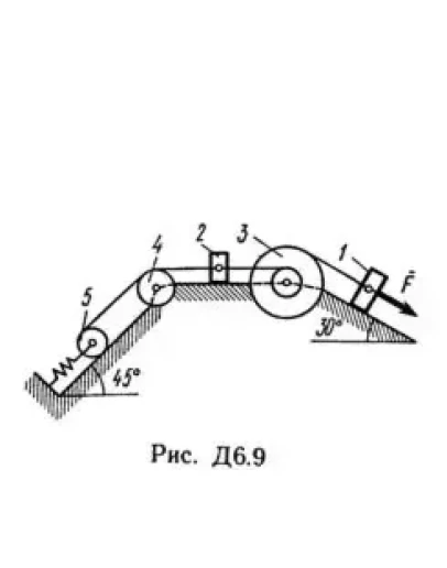 Решение Д6-90 (Рисунок Д6.9 условие 0 С.М. Тарг 1989 г) Решение Д6-90 (Рисунок Д6.9 условие 0 С.М. Тарг 1989 г)