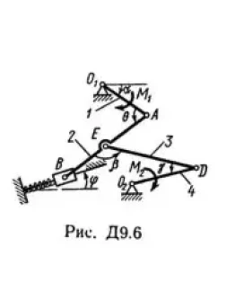 Решение Д9-63 (Рисунок Д9.6 условие 3 С.М. Тарг 1989 г)