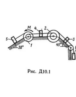 Решение Д10-13 (Рисунок Д10.1 условие 3 С.М Тарг 1989г)