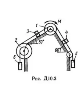 Решение Д10-30 (Рисунок Д10.3 условие 0 С.М Тарг 1989г)