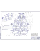 Чертеж Редуктор заднего моста ГАЗ-53