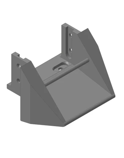 Черпак улиткового питателя мельницы 3D