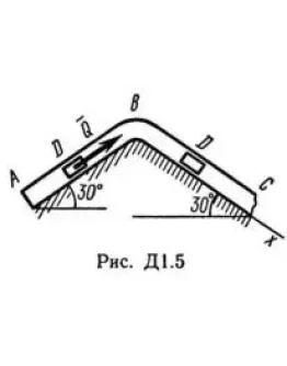 Решение задачи Д1 В 51 решебник термех Тарг С.М. 1982