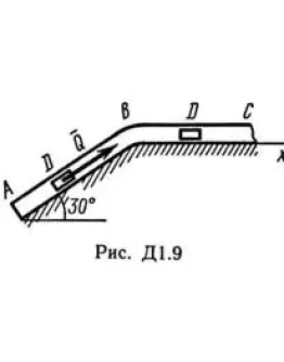 Решение задачи Д1 В 93 решебник термех Тарг С.М. 1982
