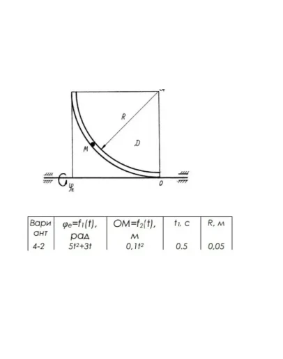 Задача по теоретической механике(ТерМех)