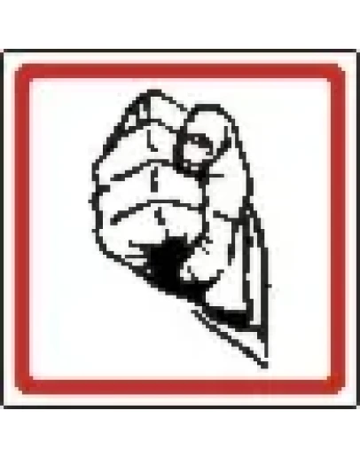 Наклейка. Кулак в качестве угрозы. Формат .cdr