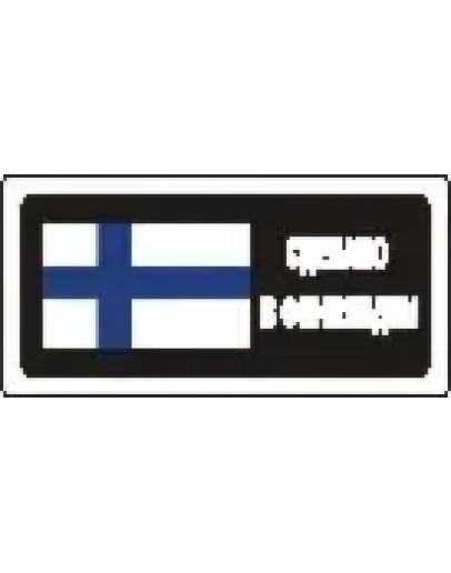 Наклейка. Сделано в Финляндии. Формат .cdr