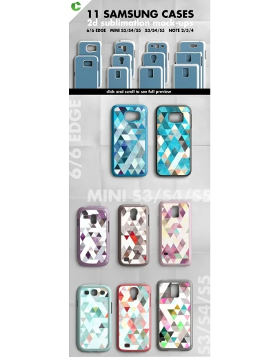 SAMSUNG CASE MOCK-UP 2d print