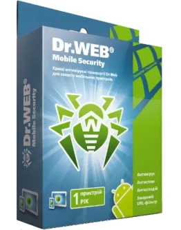 Dr.Web для Android 1 Год 1 утройство Region FREE