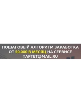 Курс по заработку на таргетmail