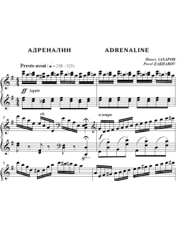 6с16 Адреналин, ПАВЕЛ ЗАХАРОВ / фортепиано