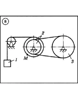 Решение задачи К2 вариант 8 (К2-08) - Диевский В.А.