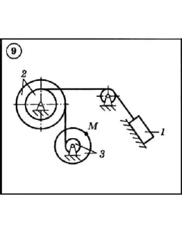 Решение задачи К2 вариант 9 (К2-09) - Диевский В.А.