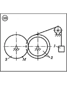 Решение задачи К2 вариант 10 (К2-10) - Диевский В.А.