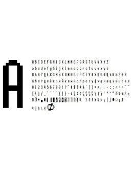 Шрифт ККМ ПРИМ-08 вер.1 (ttf)