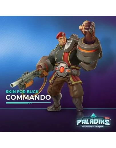 Paladins: Buck Commando Skin PC Ключ / Key