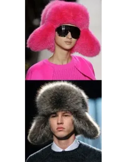 Выкройка шапки-ушанки (шестиклинка)