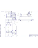 Чертеж Приспособление зубофрезерное