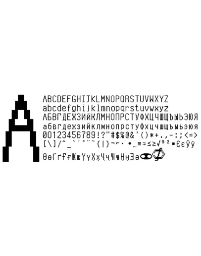 Шрифт ККМ ПРИМ-08 вер.2 (ttf)