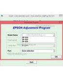 Adjustment program XP-530, XP-630, XP-830