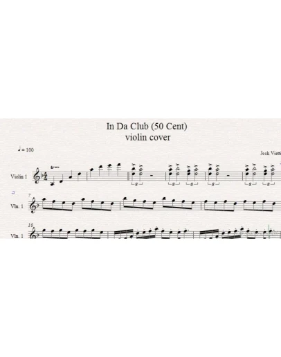 Josh ViettiJosh Vietti - In Da Club (50 Cent) скрипка