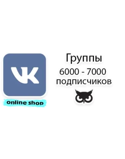 Группа в контакте от 6000 до 7000 подписчиков