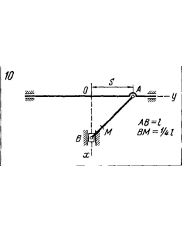 Задача К2 Вар. 10 термех из решебника Яблонский АА 1978