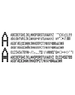 Шрифт ККМ ПРИМ-07 вер. 1 (ttf)