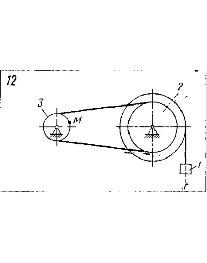 Задача К3 Вар. 12 термех из решебника Яблонский АА 1978