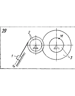 Задача К3 Вар. 29 термех из решебника Яблонский АА 1978