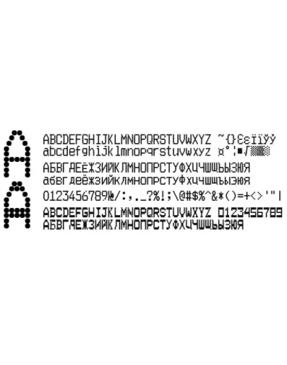 Шрифт ККМ ПРИМ-07 вер. 2 (ttf)