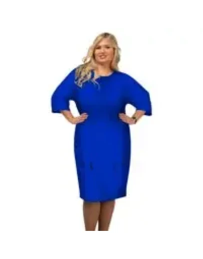 Готовая выкройка платья для полных модного силуэта