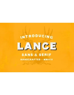 Lance Sans & Serif Font Duo Lance Sans & Serif Font Duo