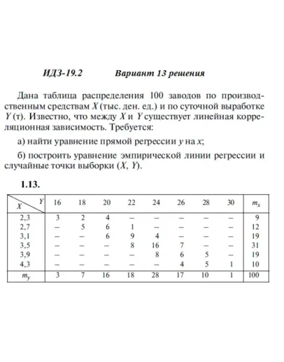 Вариант 13 ИДЗ 19.2 Решебник Рябушко часть 4
