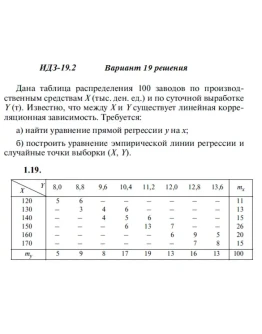Вариант 19 ИДЗ 19.2 Решебник Рябушко часть 4
