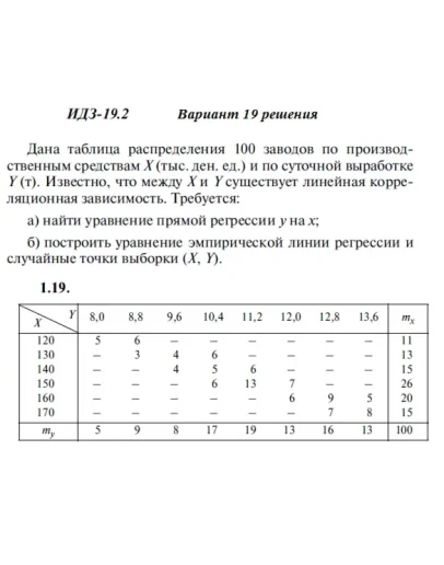 Вариант 19 ИДЗ 19.2 Решебник Рябушко часть 4