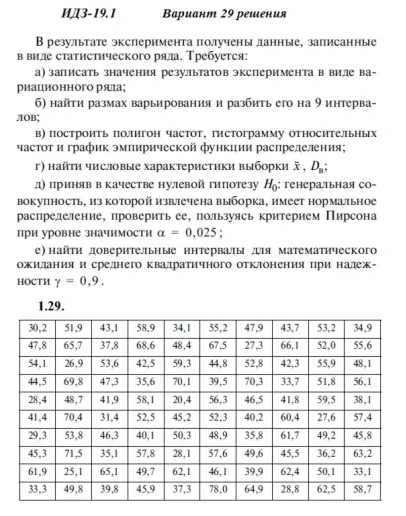 Вариант 29 ИДЗ 19.1 Решебник Рябушко часть 4