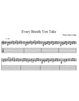 Sting - Every Breath You Take