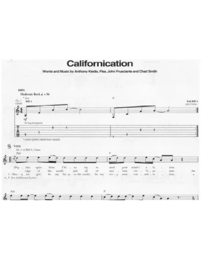 Red Hot Chili Peppers - Californication