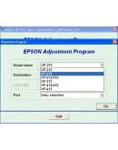 Epson XP215, XP313, XP315, XP413, XP415, Adjustment Pro